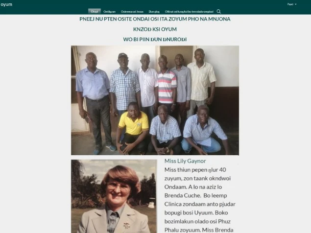 Website Papel página inicial